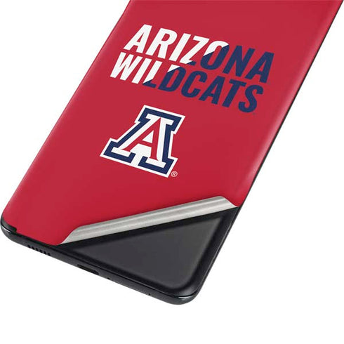 University of Arizona Wildcats Logo Split Red Galaxy S21 Plus 5G Skin